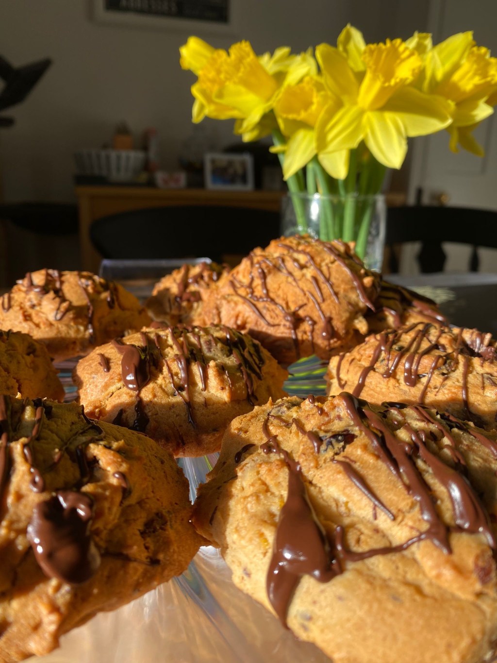 APRICOT, CRANBERRY AND DARK CHOCOLATE ROCK CAKES